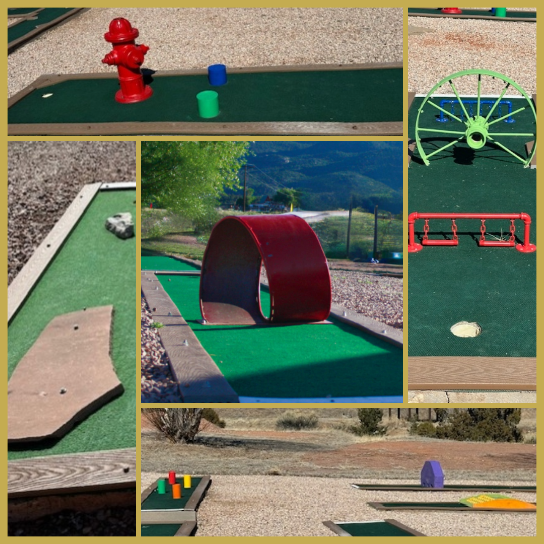Mini golf course at Royal View RV Park